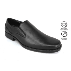 Black PU Leather Formal Shoes Men FMA733F2